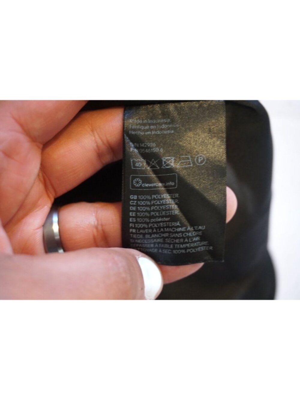 H&M Balloon-Sleeved Chiffon Dress - Size 12 - Picture 5 of 5